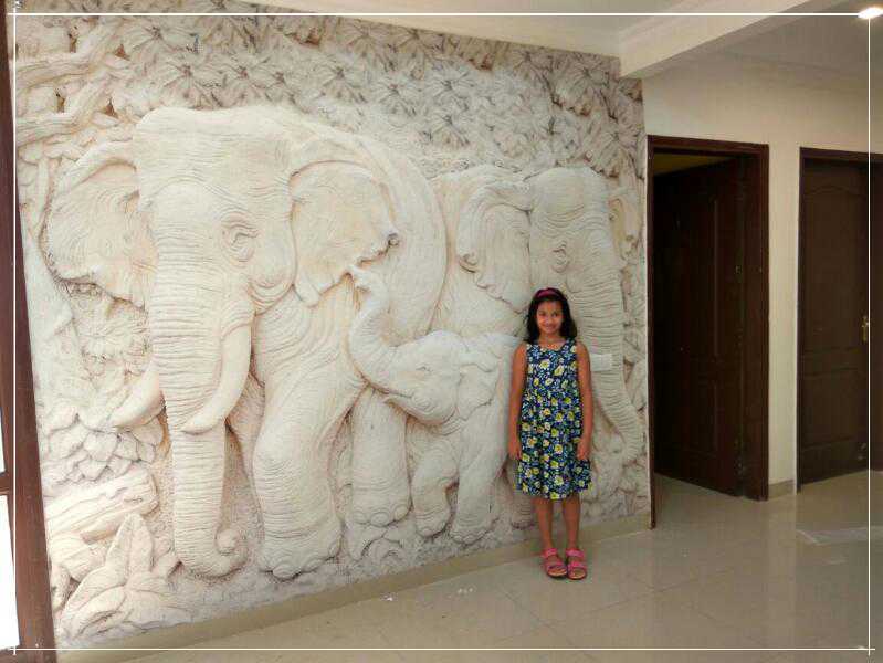 Custom Elephant wall paper