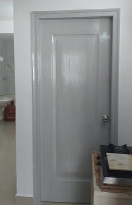 Grey Polish for Wooden Doors