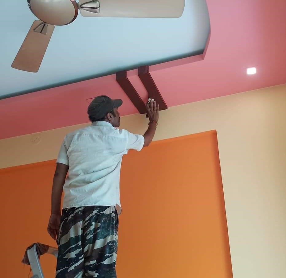 pink-and-brown-combination-for-ceiling