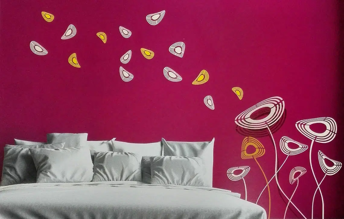 Asian Paints Wall Stencil Design Florista