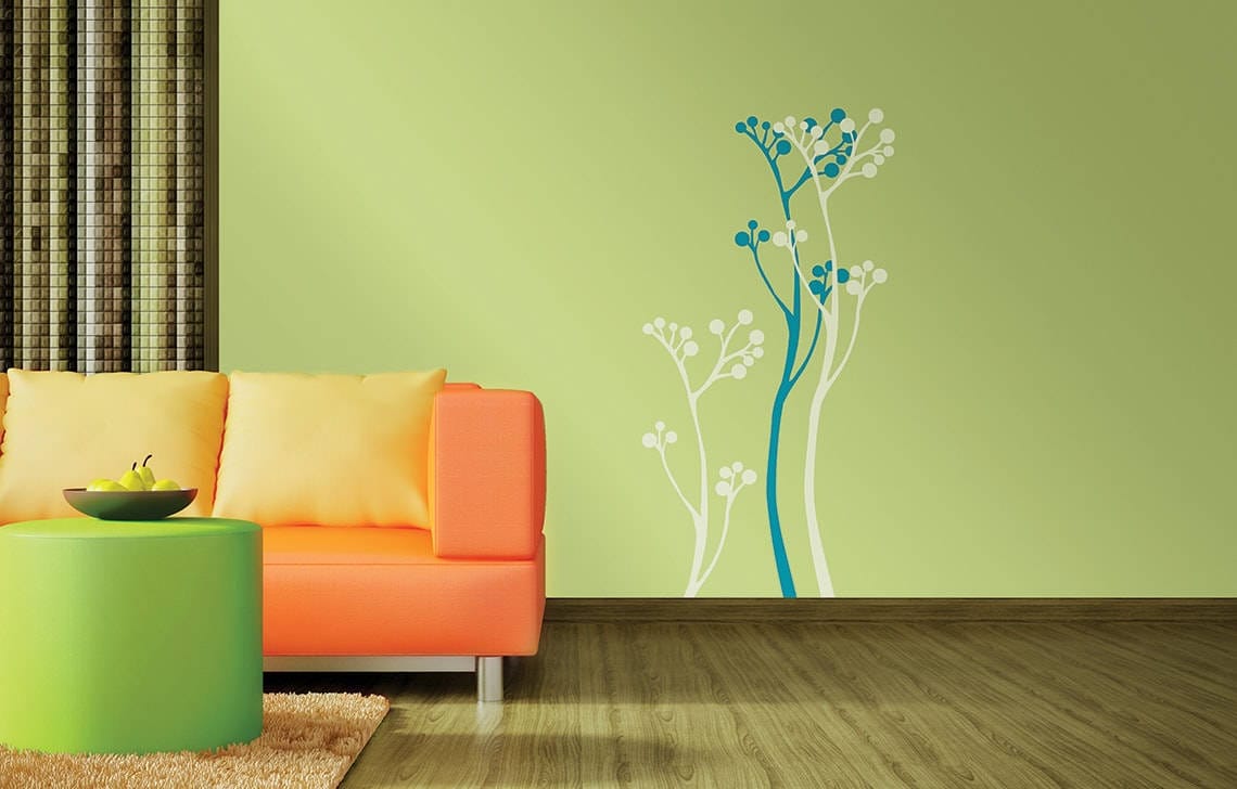 Asian Paints Wall Stencil Design Summer Bloom